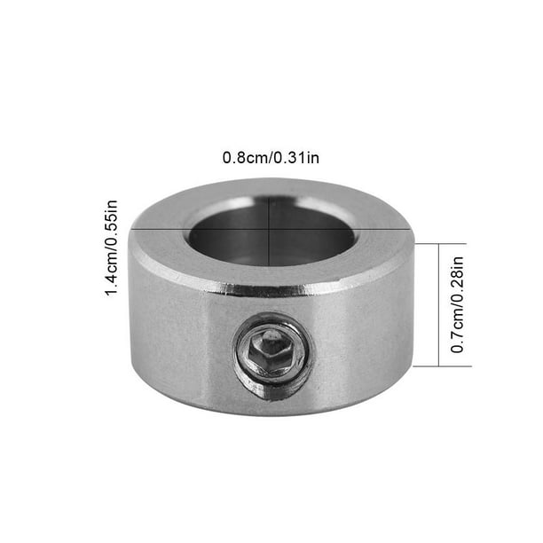 8mm Shaft Locking Collar with Set Screw 3D Printer Accesories 